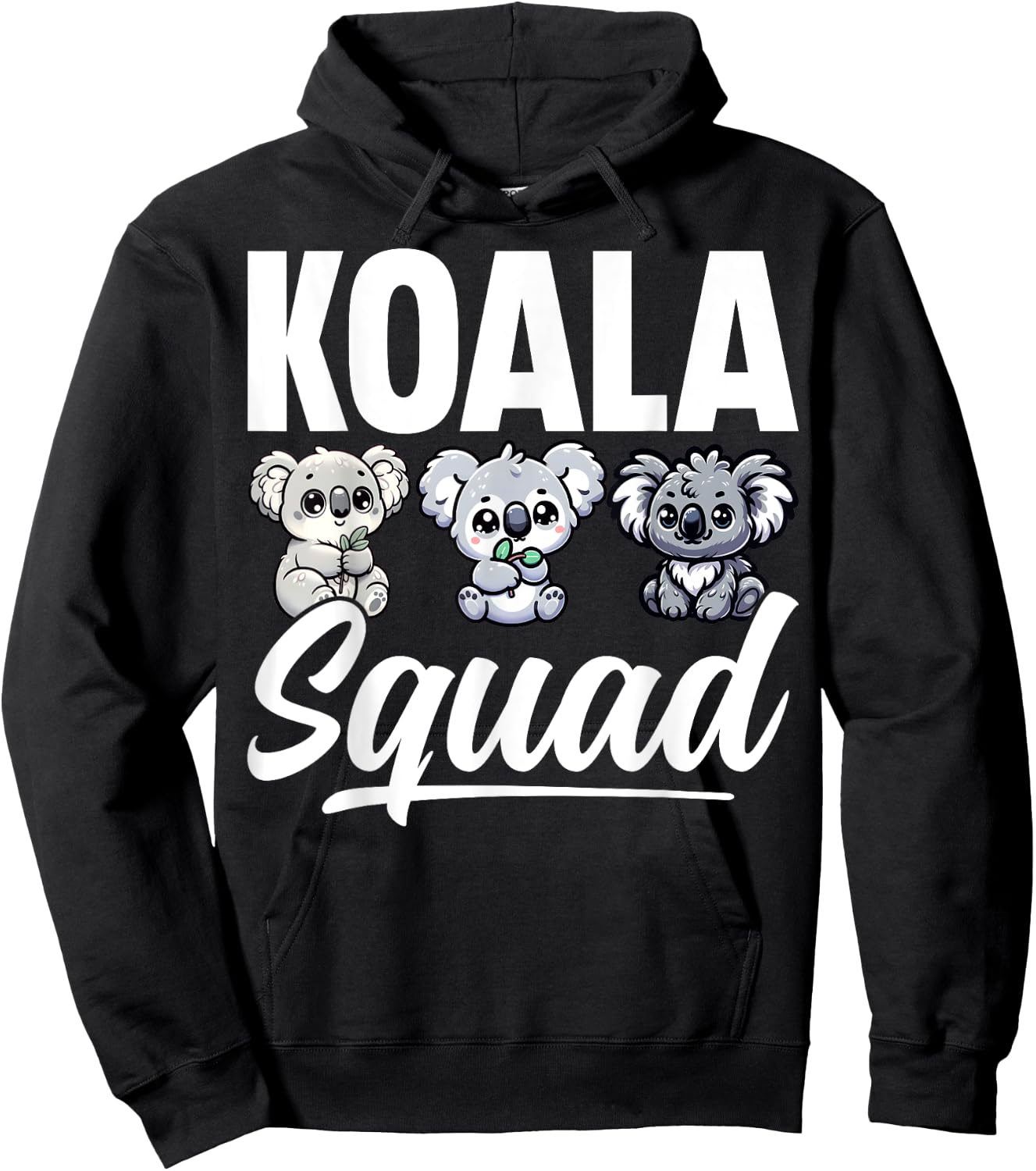 Koala Squad Gifts - Funny Koala Bear Lover Men Women Kids Hoodie - Hoodie | Black