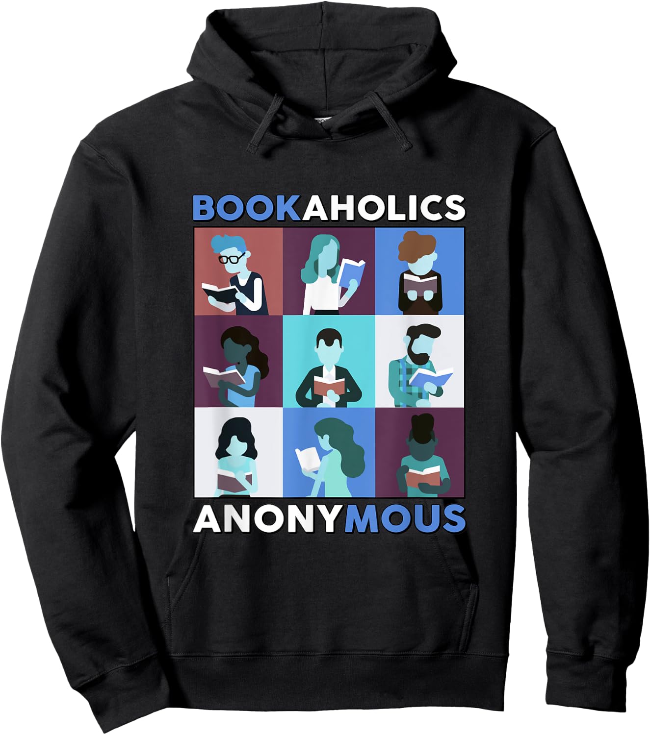 BookAholics Anonymous Hoodie - Hoodie | Black