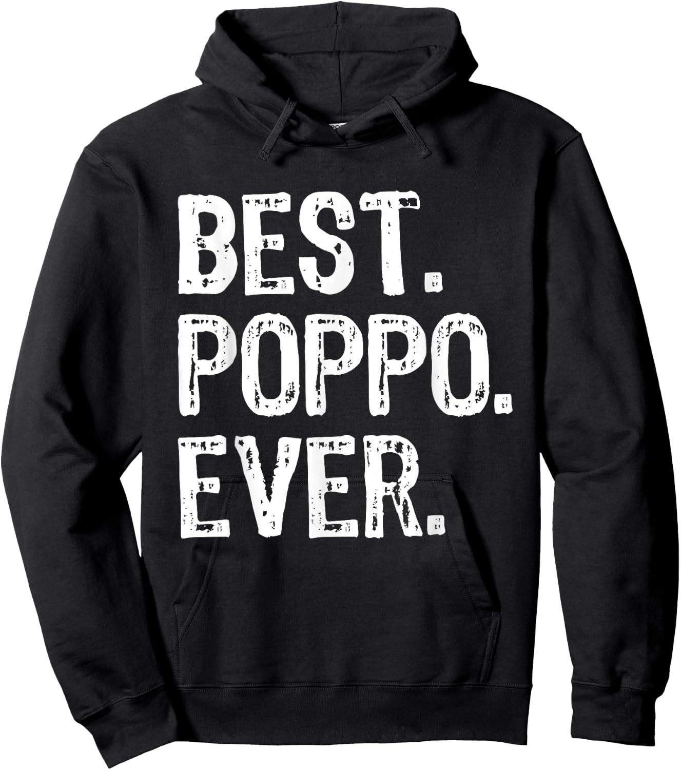 Best Poppo Ever Family Cool Funny Hoodie - Hoodie | Black