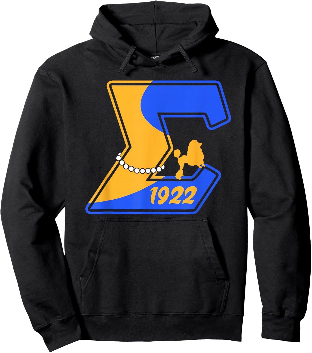 Sigma Gamma Rho Paraphernalia, Sigma Pretty Poodles Sorority Hoodie - Hoodie | Black