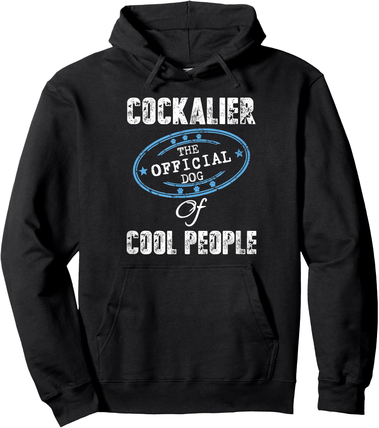 Cockalier Dog Shirt The Official Dog Of Cool People Gift Hoodie - Hoodie | Black