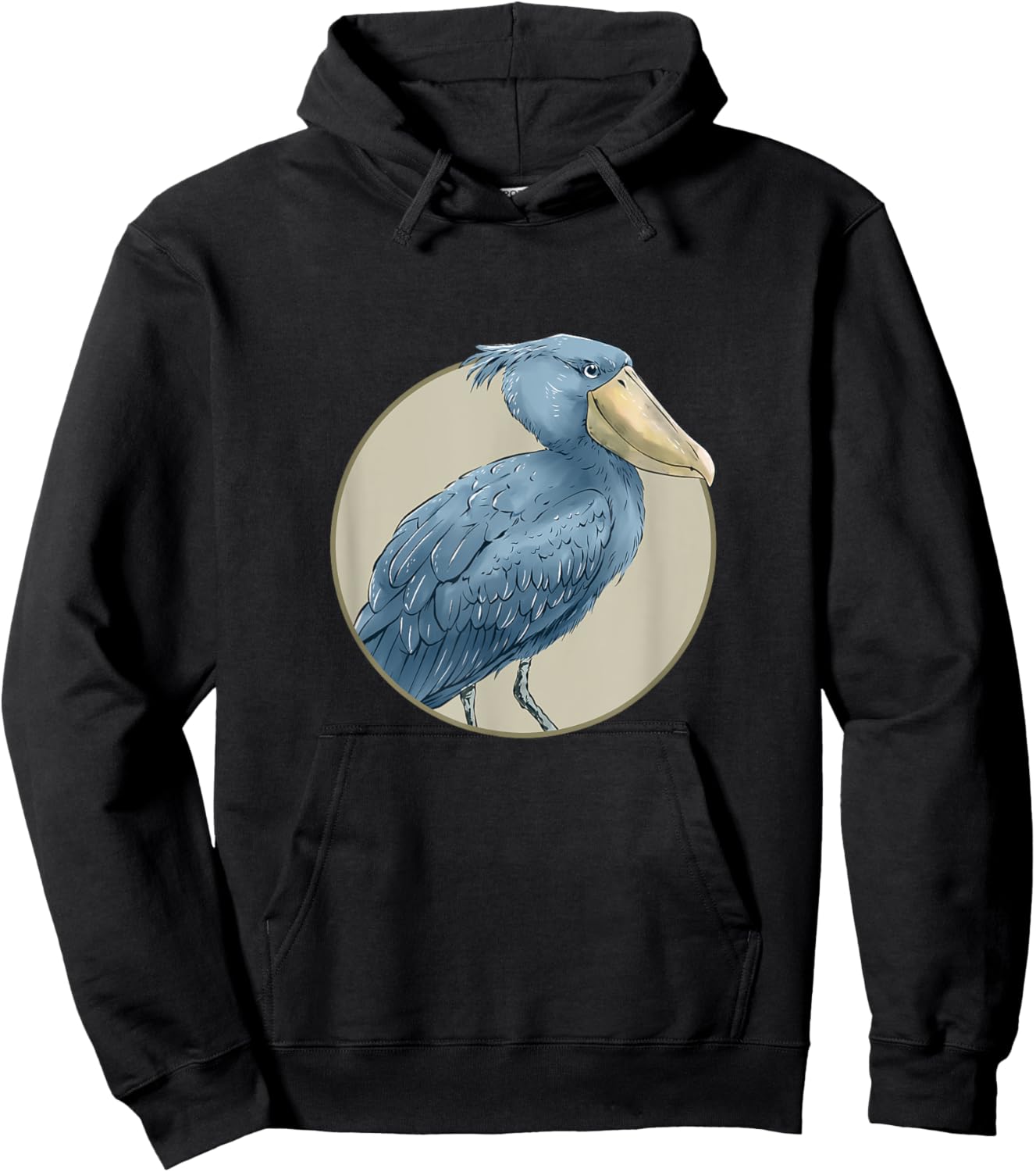 Shoebill National Bird Day Ornithologist Whalebill Stork Hoodie - Hoodie | Black