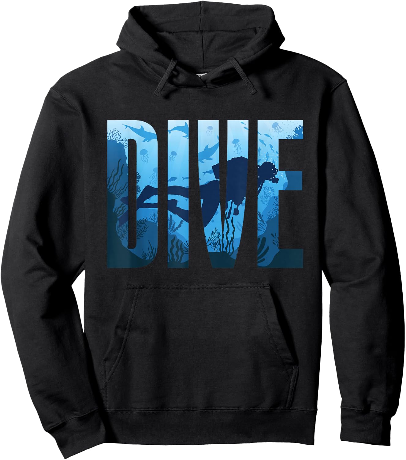 Dive Scuba Diving Hoodie - Hoodie | Black