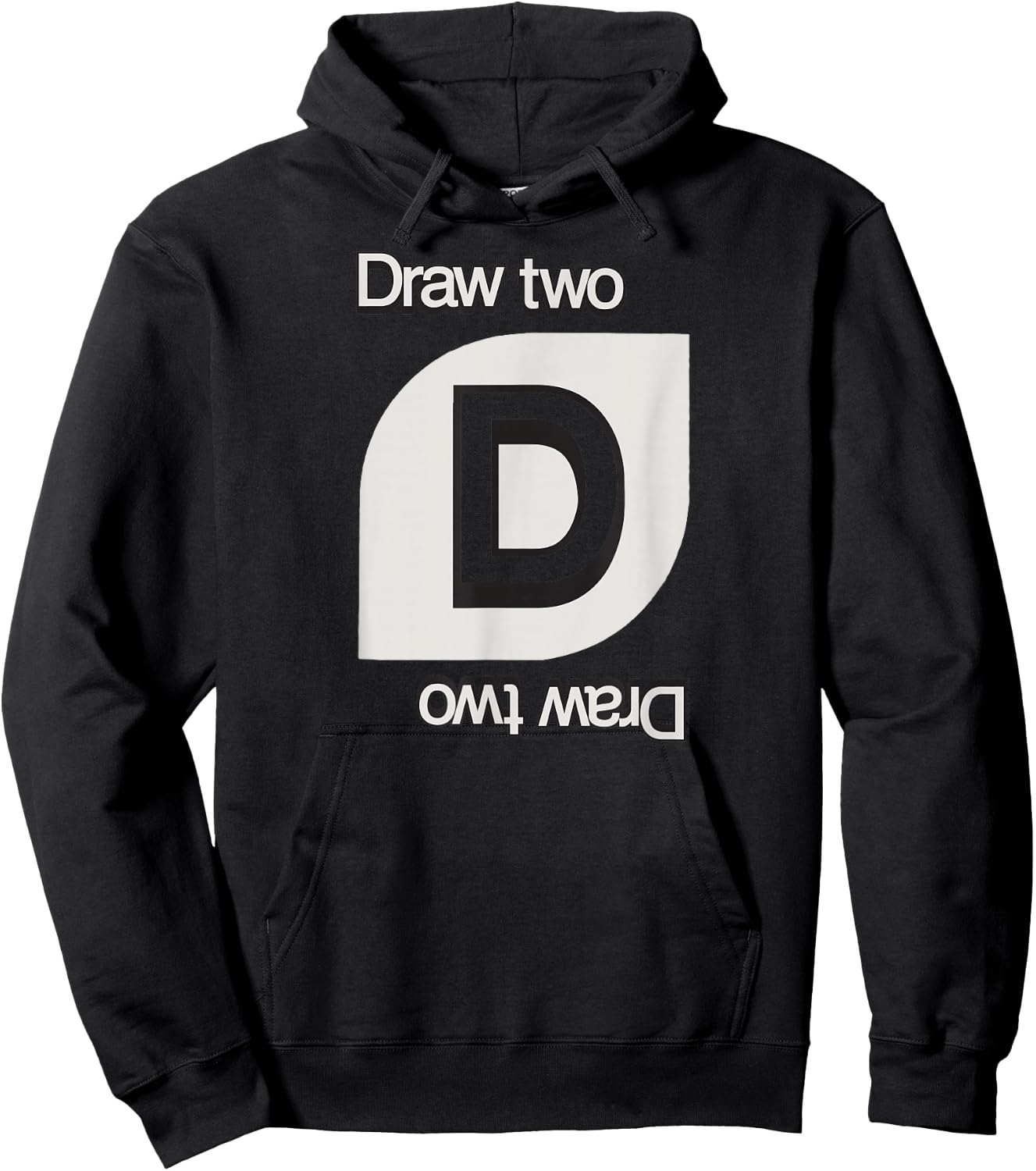 UNO - Draw Two Card Hoodie - Hoodie | Black
