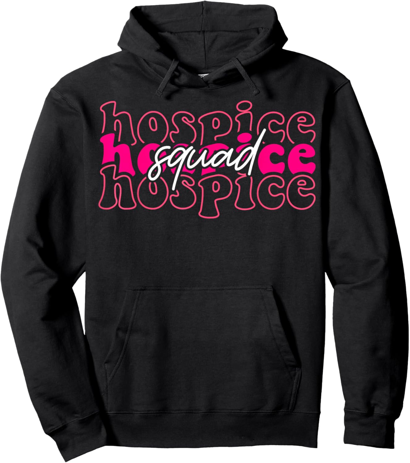Hospice Squad Hospice Aide Nurse Nursing Hoodie - Hoodie | Black