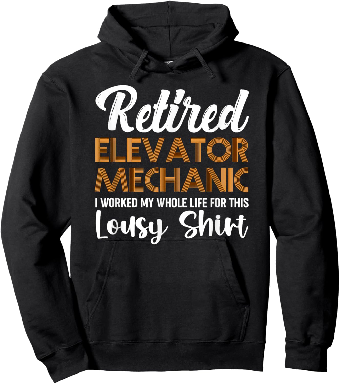 Retired Elevator Mechanic Elevators Hoodie - Hoodie | Black