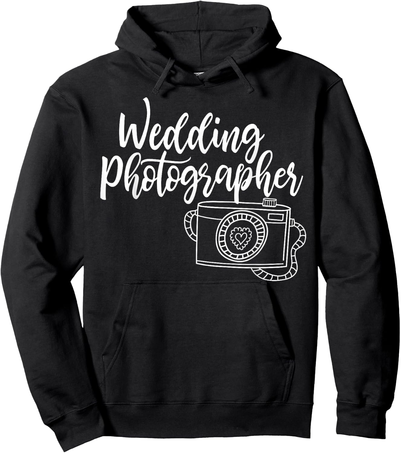 Cute Wedding Photographer - Bridal Photography Design Hoodie - Hoodie | Black