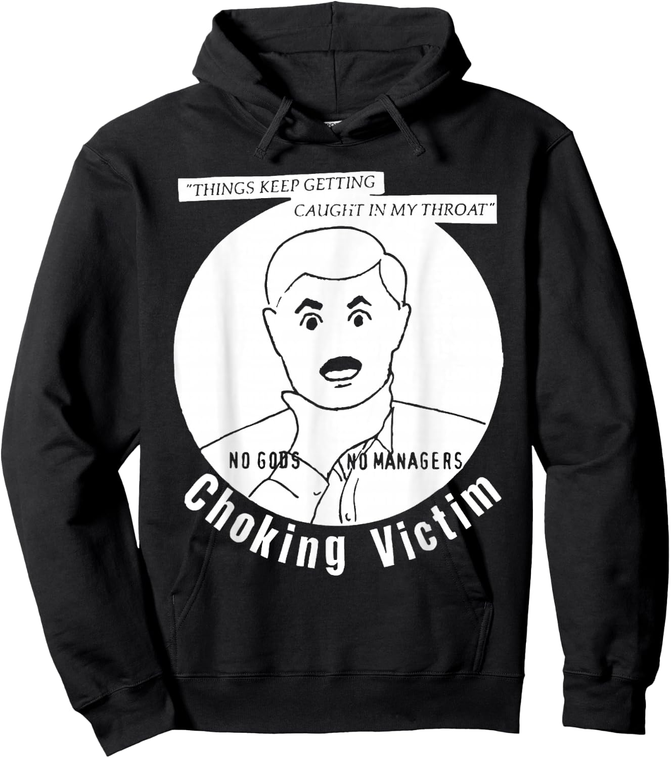 Choking Victim - Caught in My Throat Hoodie - Hoodie | Black