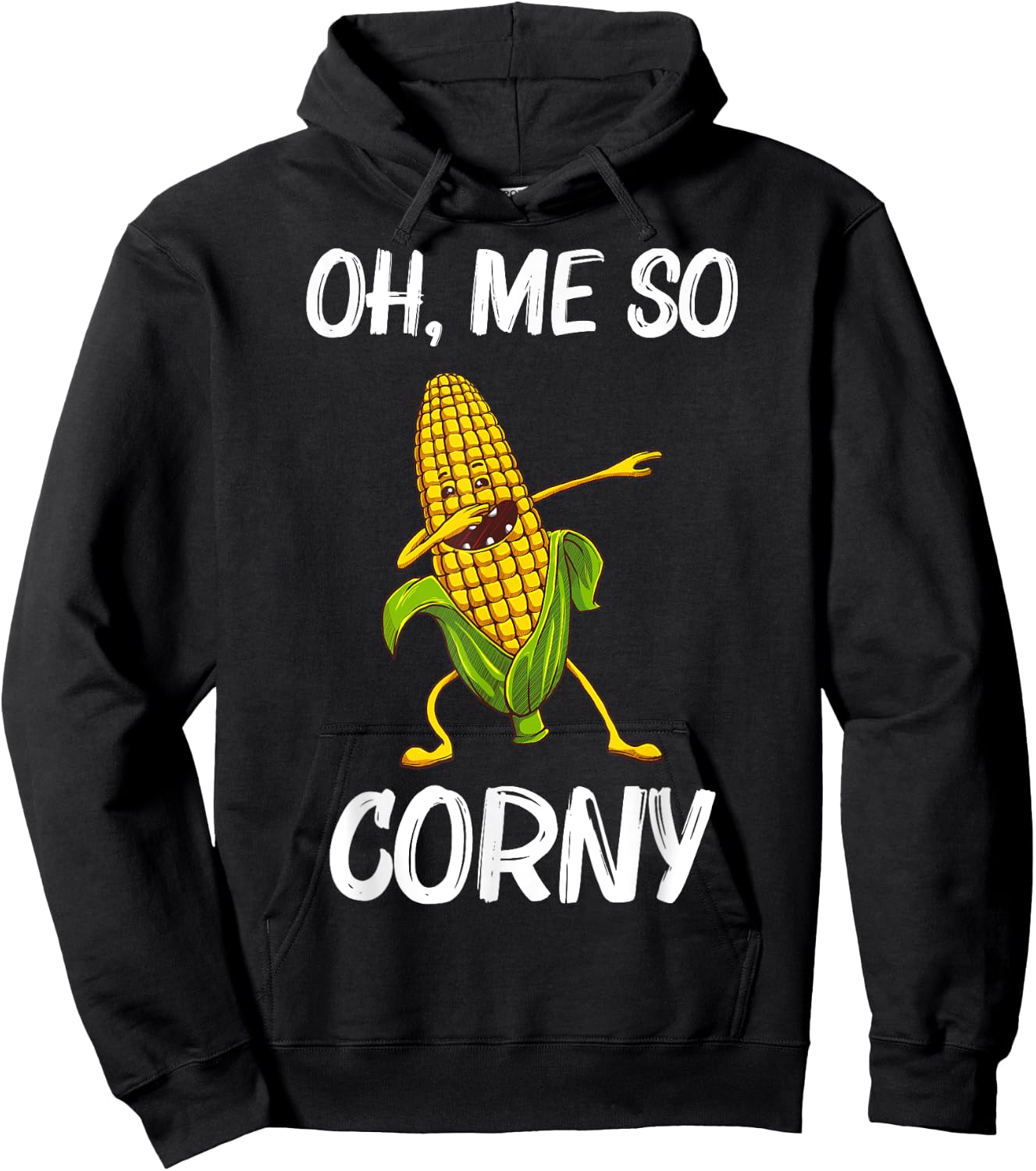 Funny Corn Gift Women Corn On The Cob Costume Farmer Hoodie - Hoodie | Black
