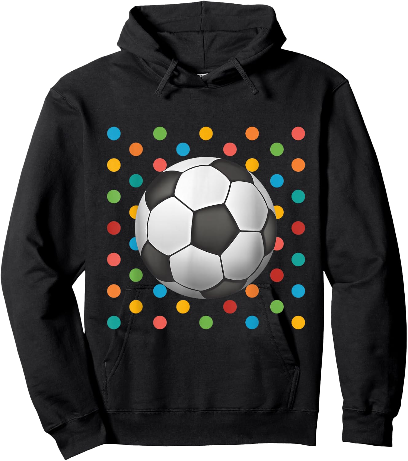 Dot Day Shirt Polka Dots Soccer Kids Boys Girls Youths Hoodie - Hoodie | Black