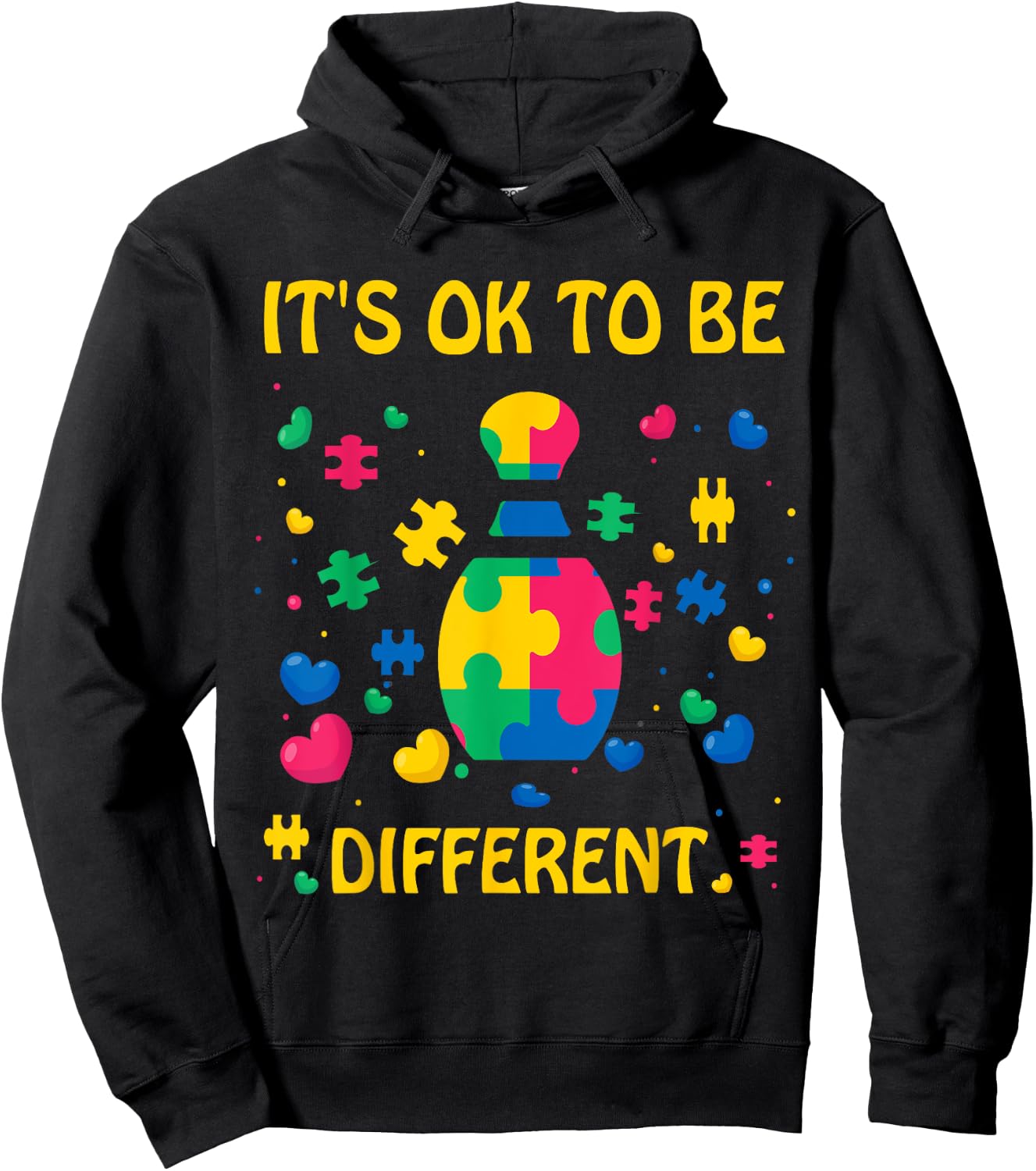 World Autism Month April 2021 Bowling Kid Mom Dad Lover Hoodie - Hoodie | Black