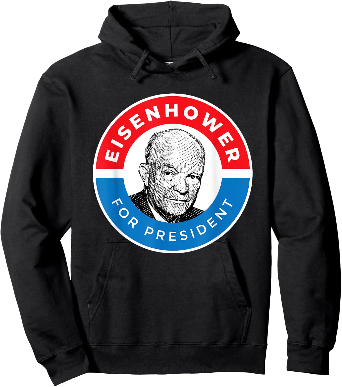 President Ike General Dwight Eisenhower Hoodie - Hoodie | Black