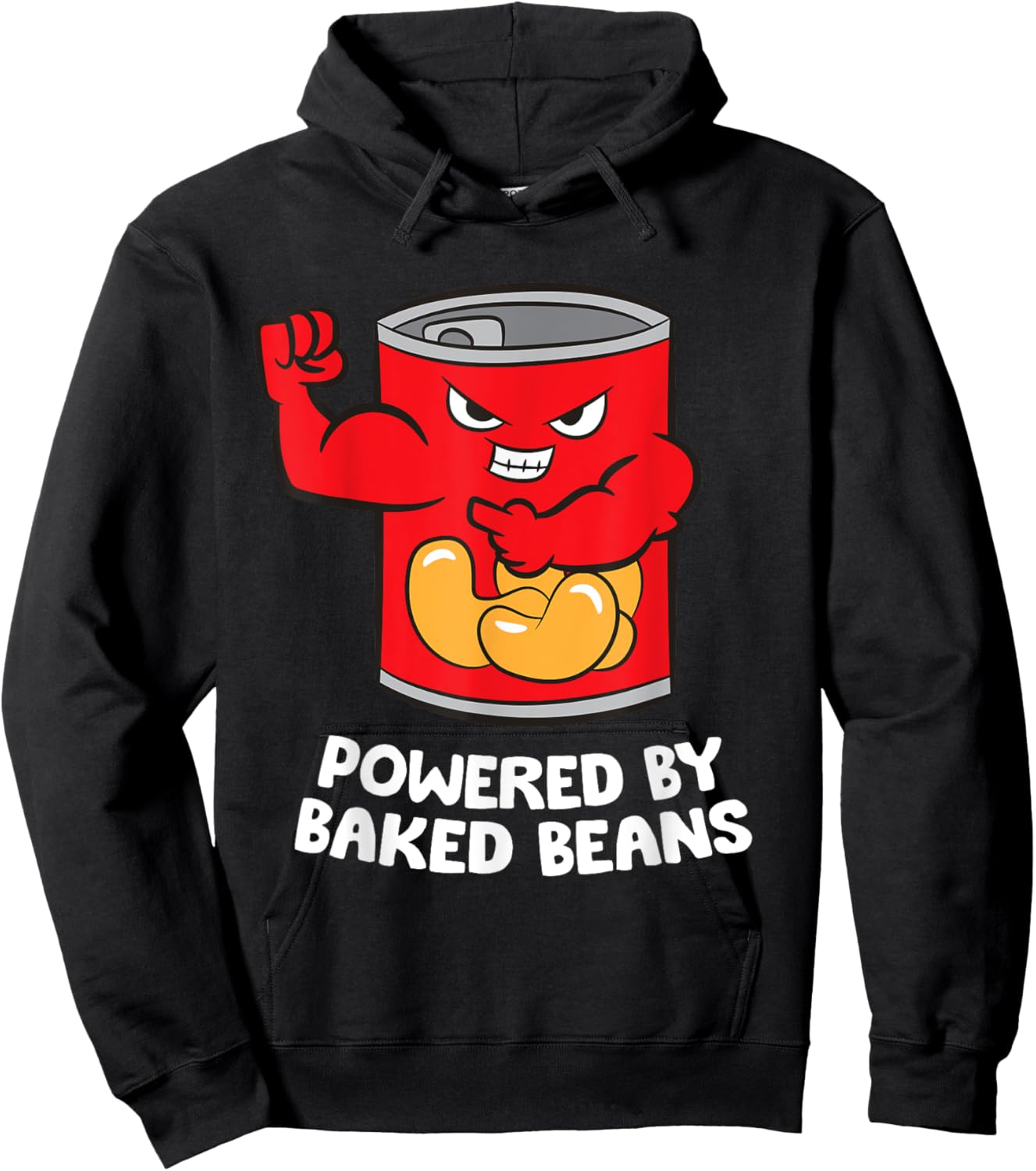 Powered By Baked Beans Hoodie - Hoodie | Black