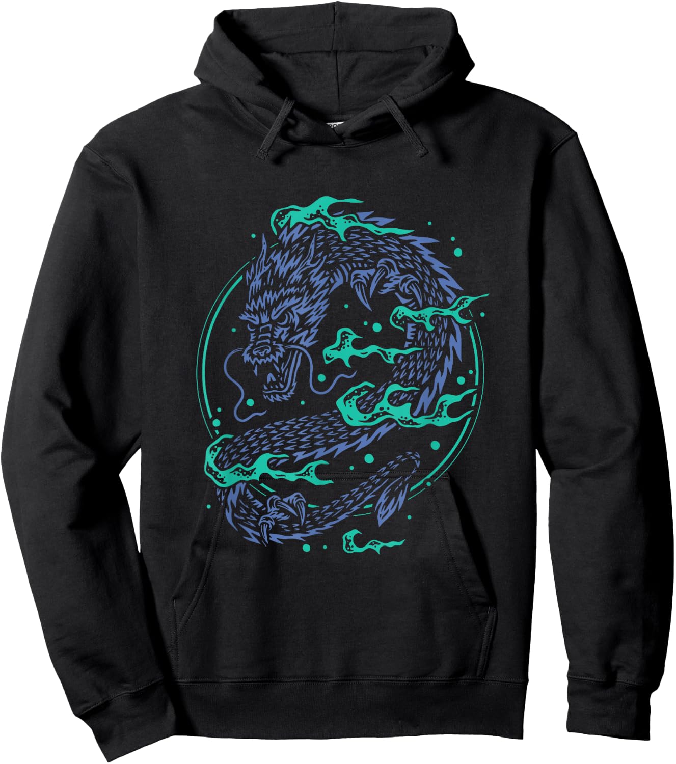 Chinese Dragon Hoodie - Hoodie | Black