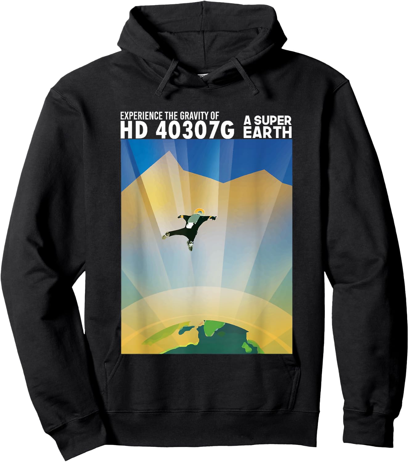 NASA Visions of The Future Super Earth HD 40307g Hoodie - Hoodie | Black