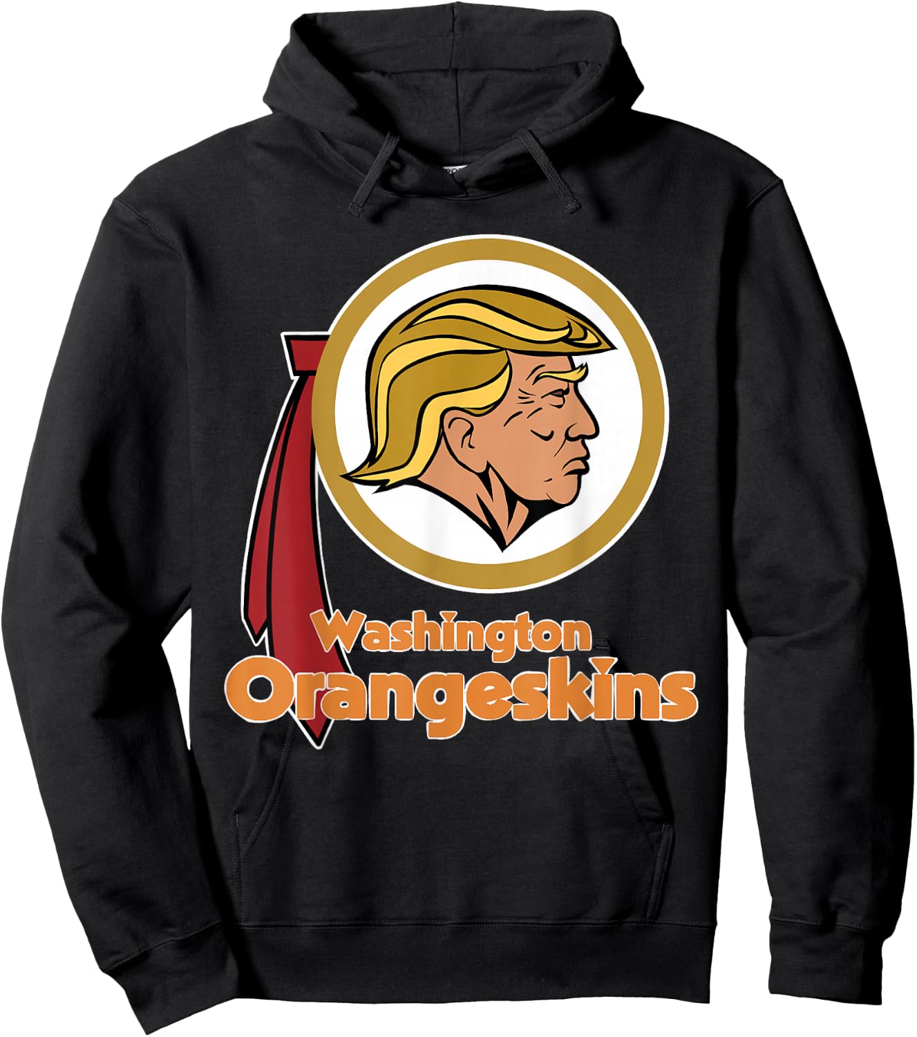 Washington OrangeSkins Orange Skin Trump 2020 Hoodie - Hoodie | Black