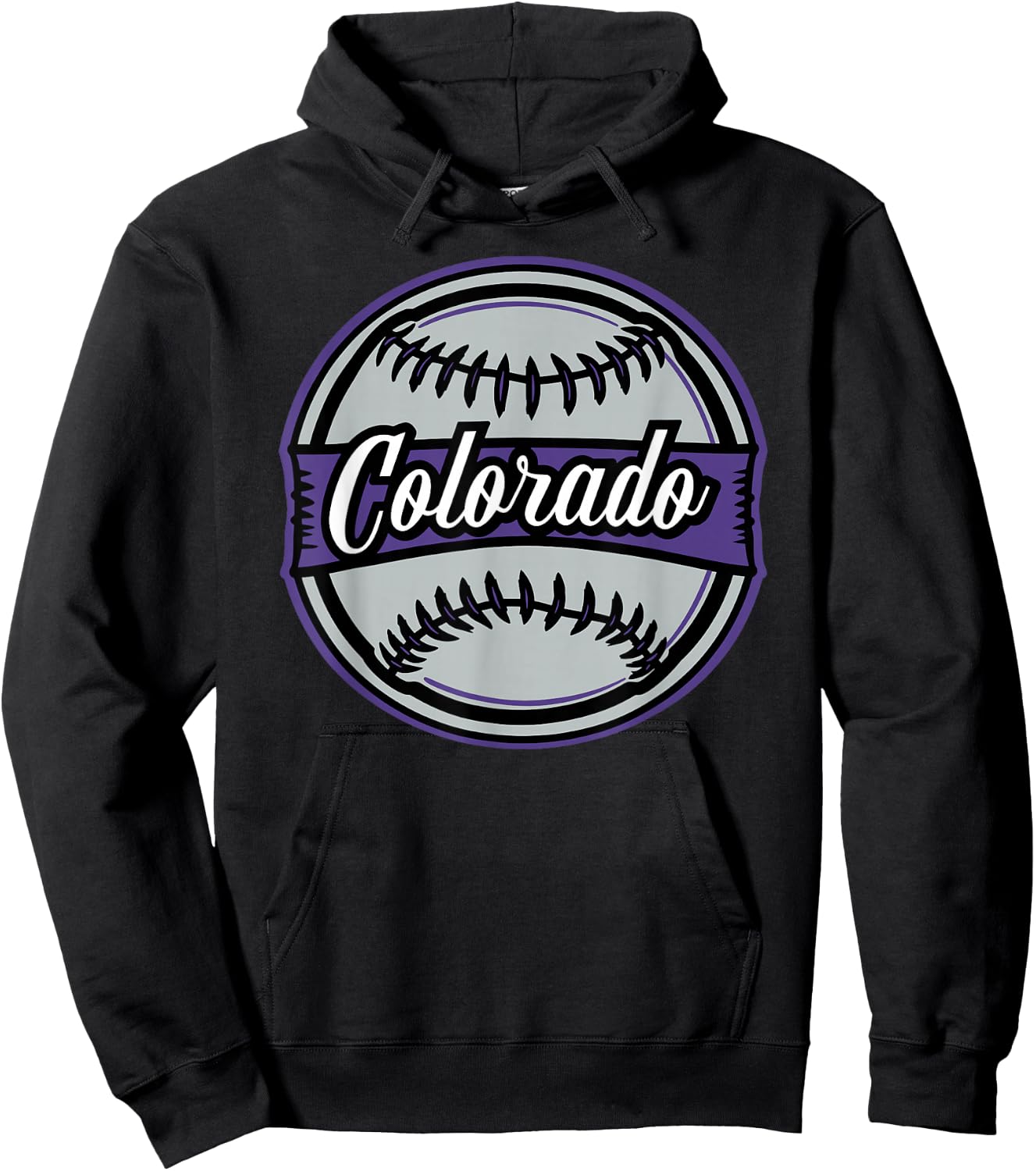 Colorado Baseball Hoodie - Hoodie | Black