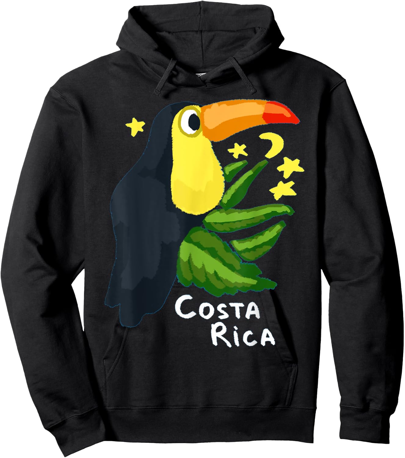 Costa Rica Toucan Bird Hoodie - Hoodie | Black
