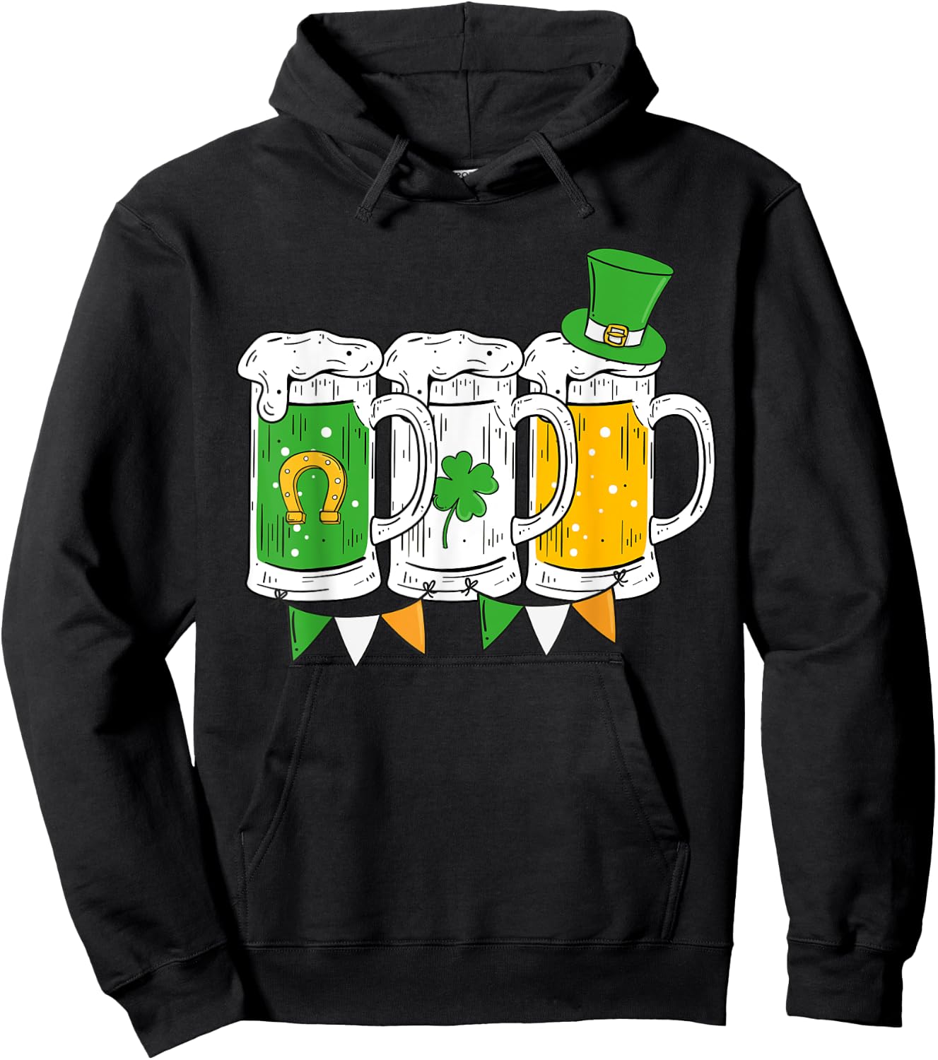 Irish Beer Ireland St Patricks Day Drinking Party Men Women Hoodie - Hoodie | Black
