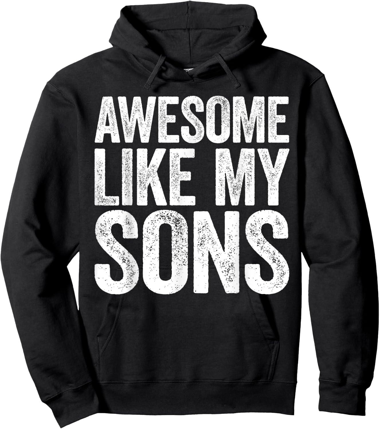 Awesome Like My SonS Shirt Men Women Parents Day Hoodie - Hoodie | Black