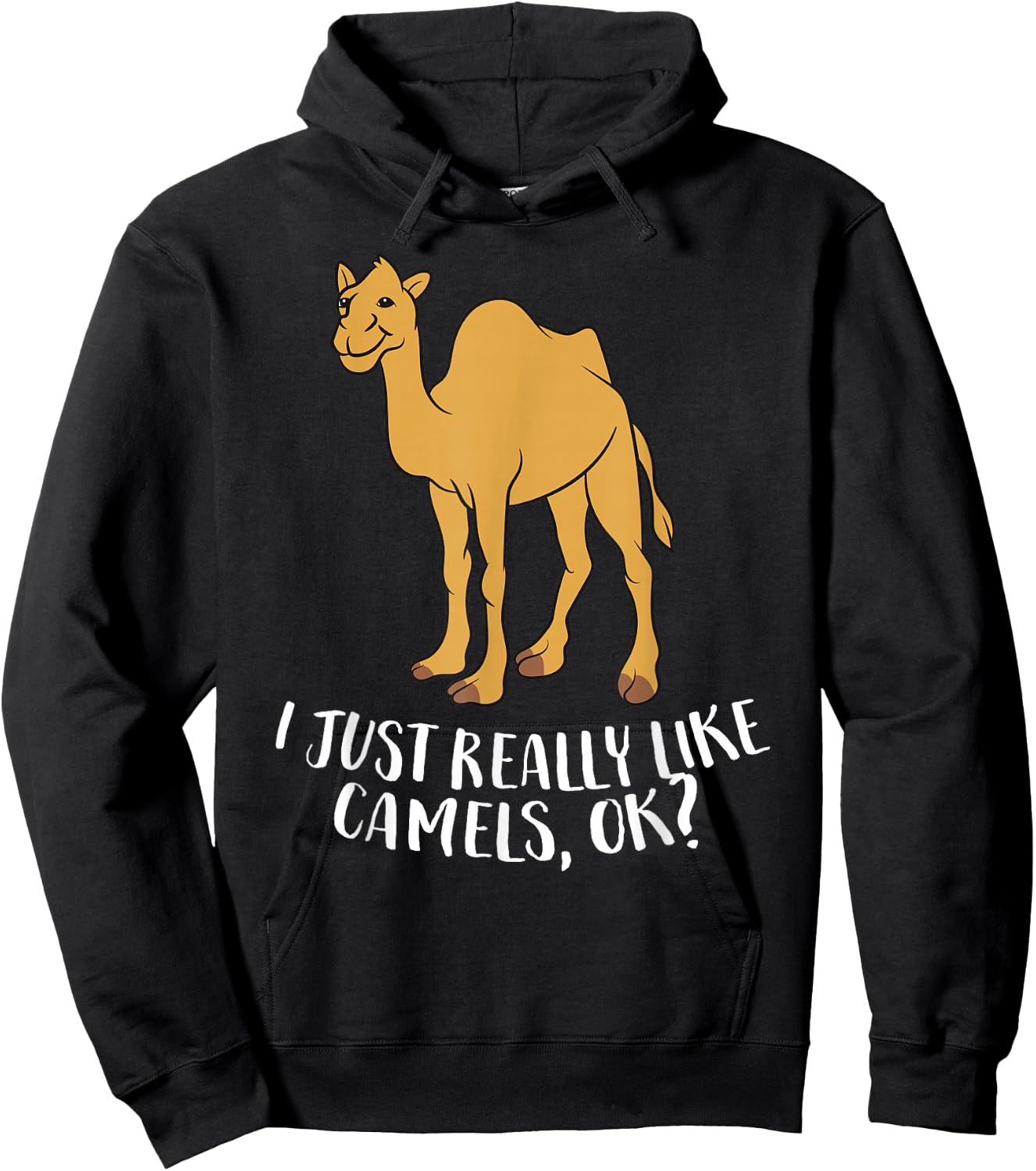 Funny Camels I Just Really Like Camels Ok Funny Camel Gift Hoodie - Hoodie | Black