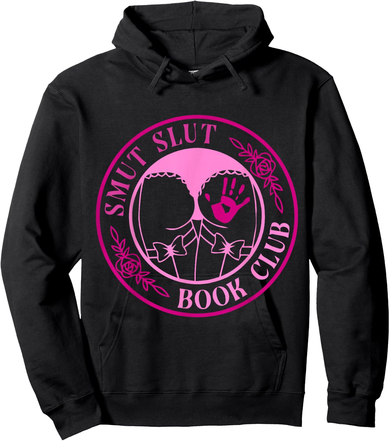 Smut Slut Book Club Good Girl STFUATTDLAGG Vintage Quote Hoodie - Hoodie | Black