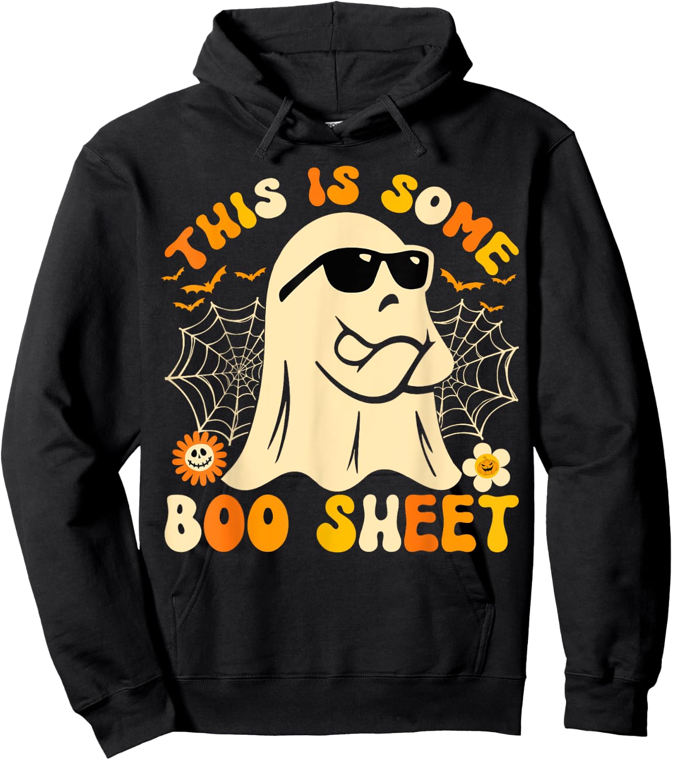 Halloween Costume Pumpkin Skeleton Horror Ghost Witch Horror Hoodie - Hoodie | Black
