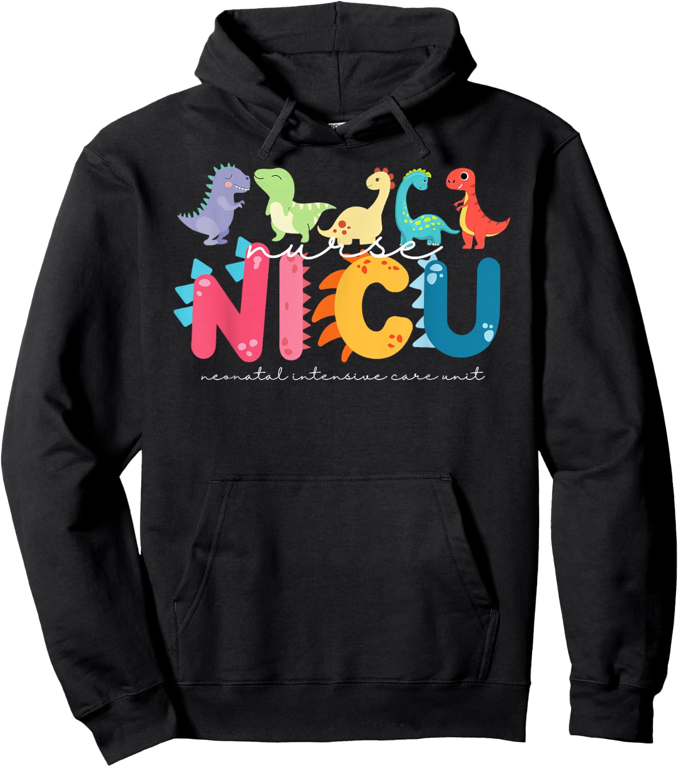NICU Nurse Neonatal Itensive Care Unit Nursing Hoodie - Hoodie | Black