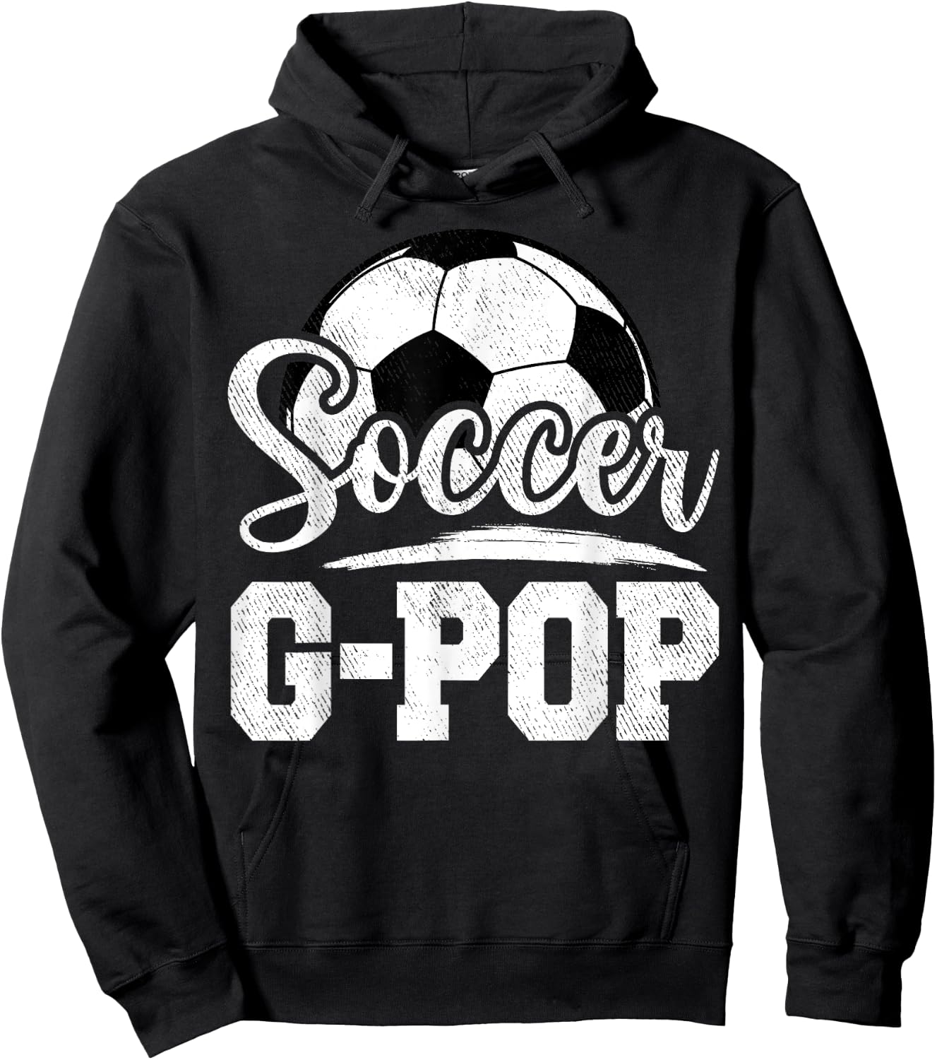 Soccer G-Pop Soccer Player Game Day Father's Day Hoodie - Hoodie | Black