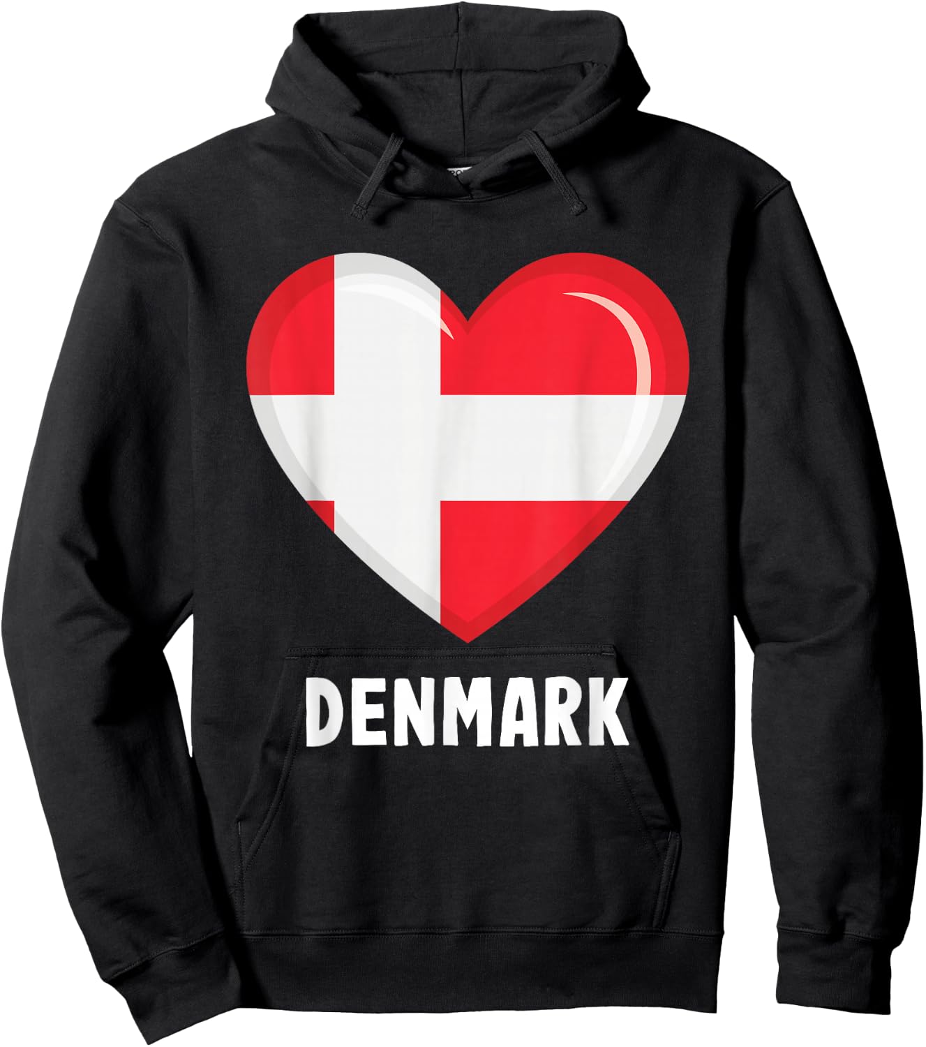 Denmark flag jersey, Danish Hoodie - Hoodie | Black