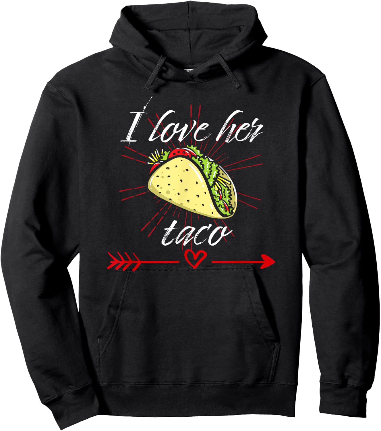 Boyfriend Couple Cinco De Mayo Man I Love His Jalapeno Hoodie - Hoodie | Black