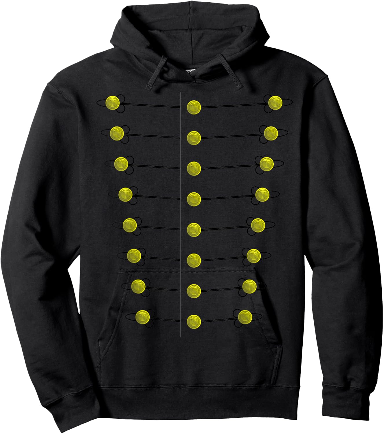 Full Dress Salt and Pepper Cadet Grays Uniform Charleston Hoodie - Hoodie | Black