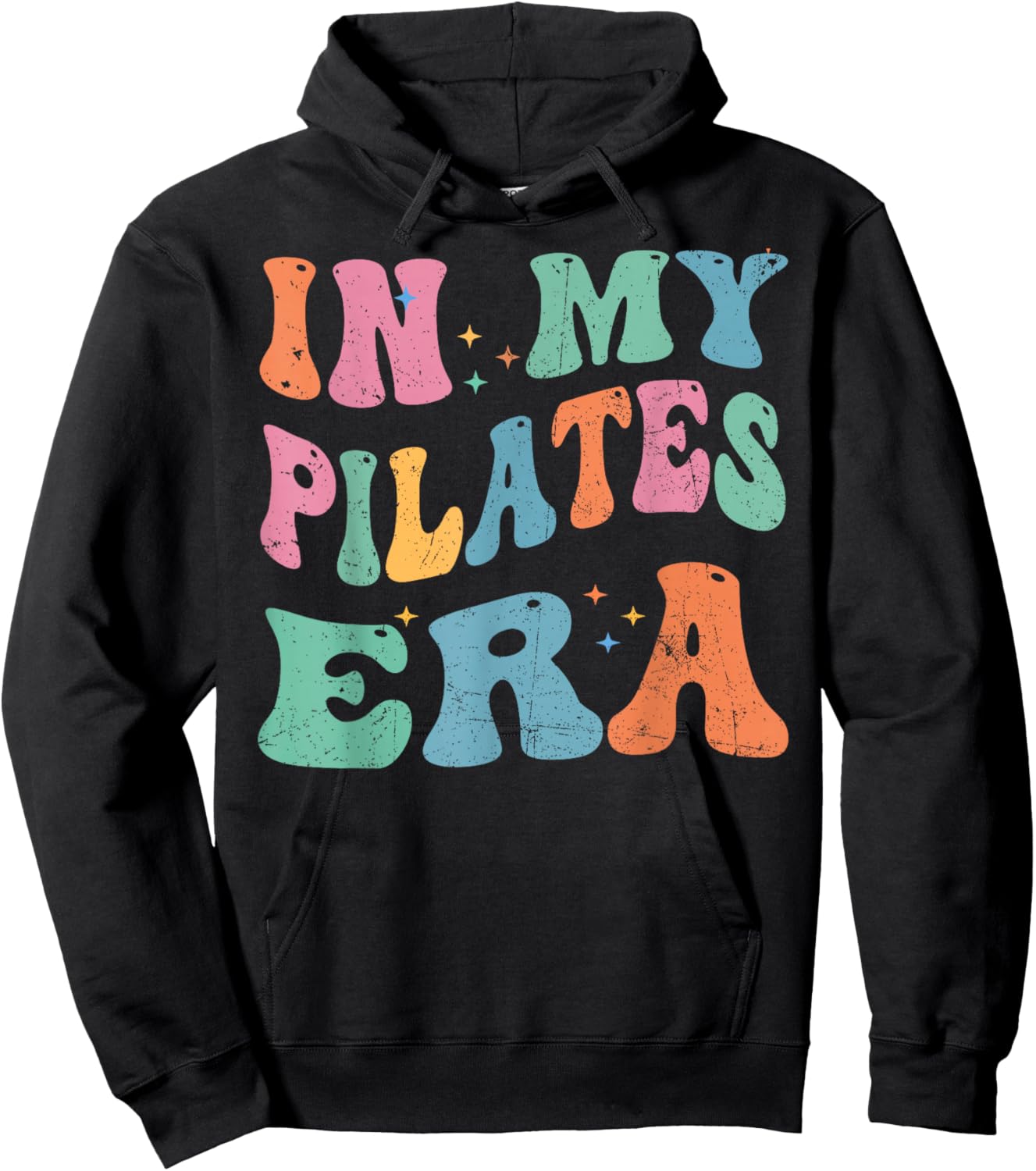 In My Pilates Era, Pilates Instructor Women With Sayings Hoodie - Hoodie | Black