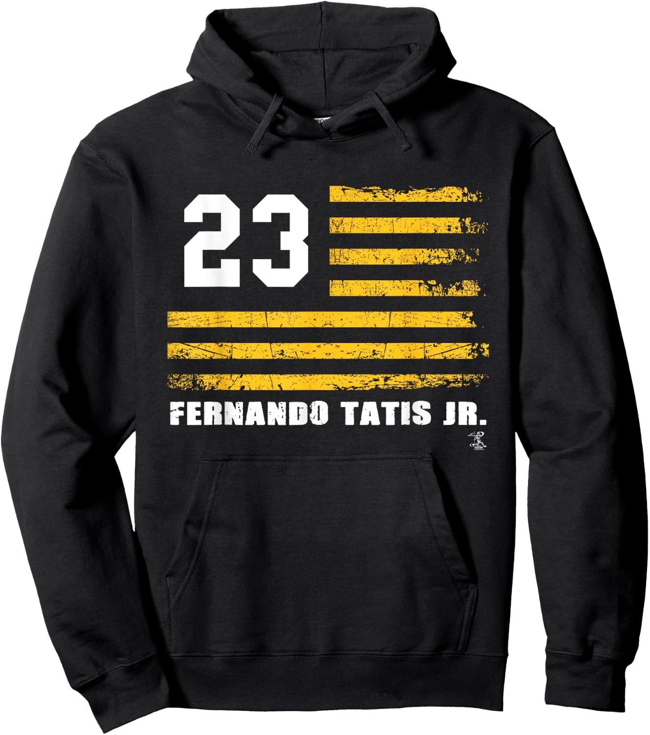 Fernando Tatis Jr Vintage Flag Gameday Hoodie - Hoodie | Black