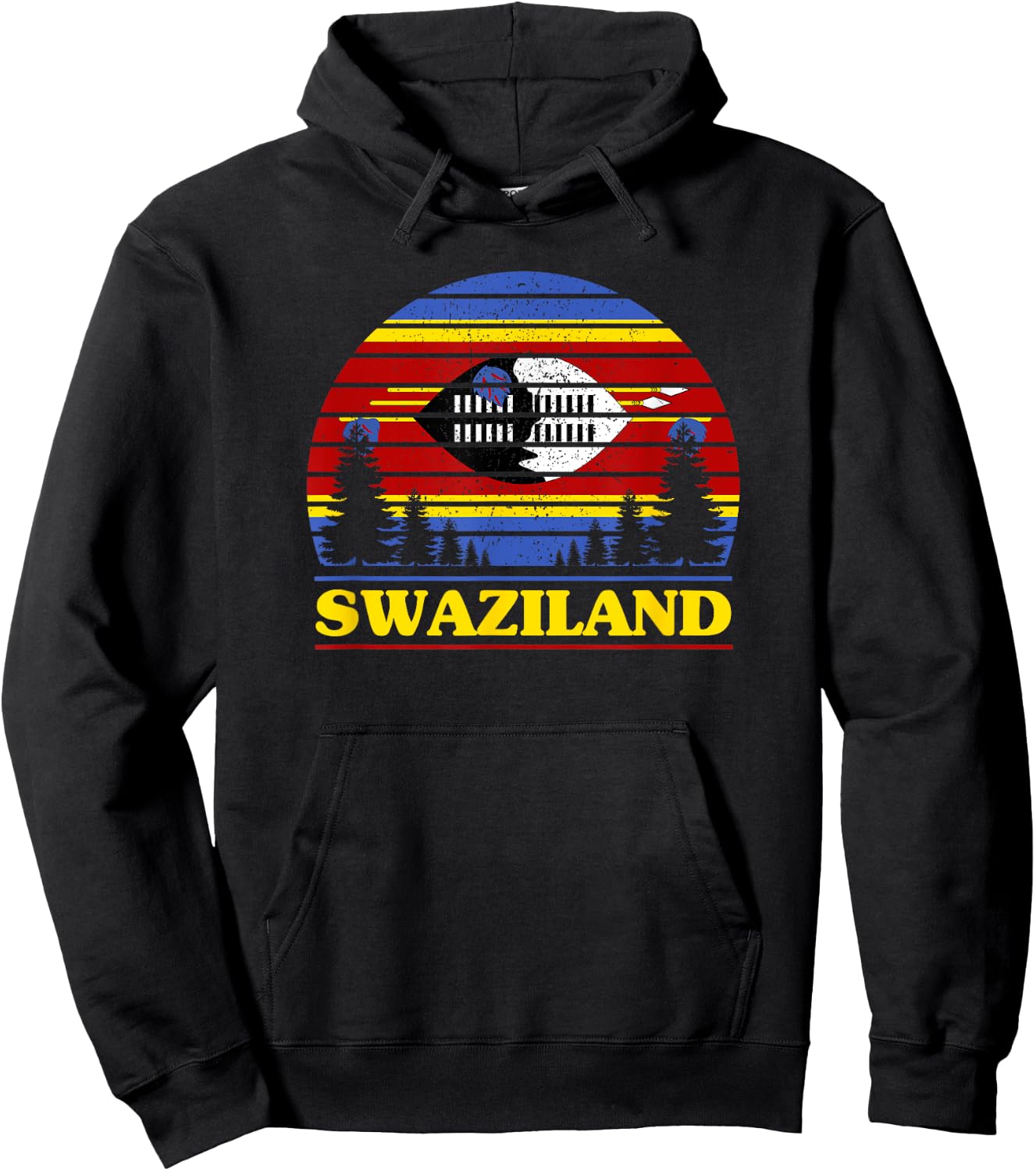 Swaziland Hoodie - Hoodie | Black