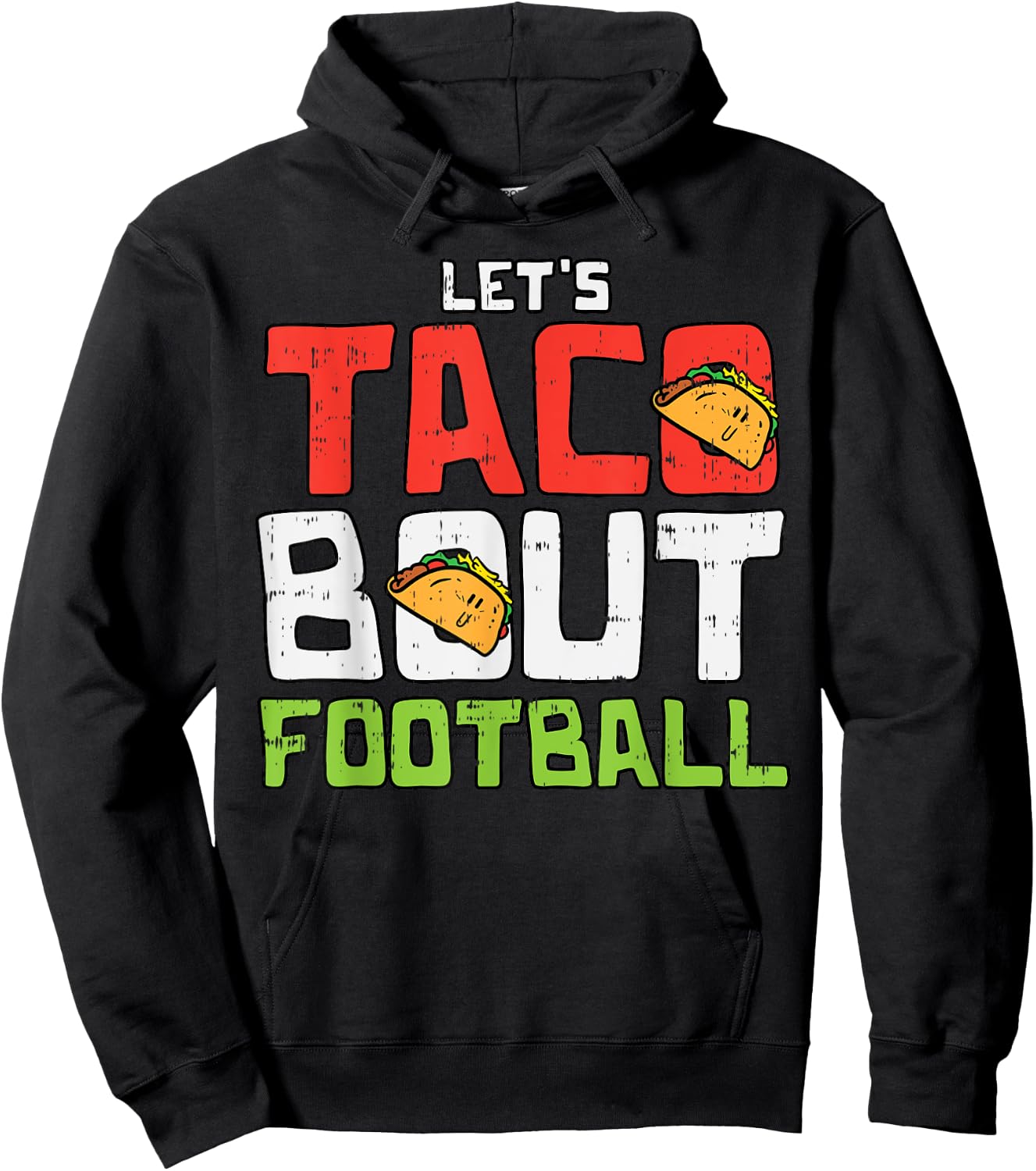 Taco Bout Football Soccer Cinco De Mayo Sport Mexican Hoodie - Hoodie | Black