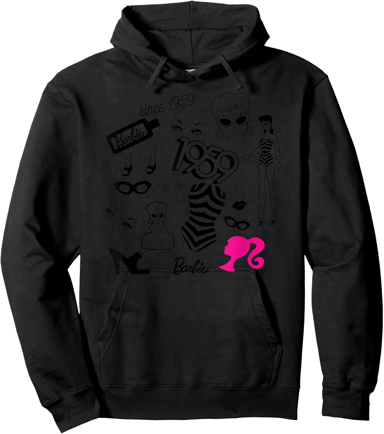 Barbie - 1959 Hoodie - Hoodie | Black