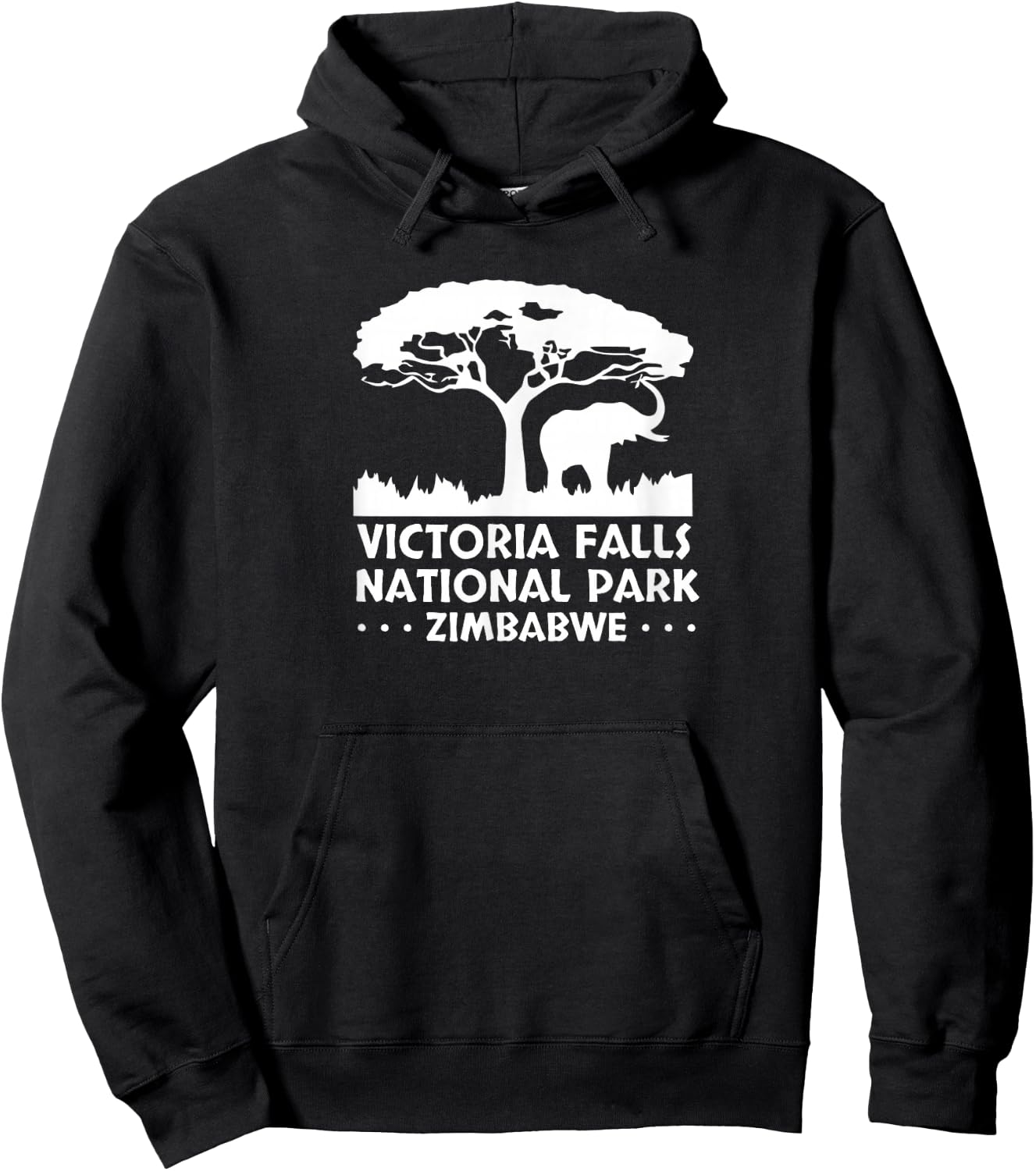 Victoria Falls National Park Hoodie - Hoodie | Black