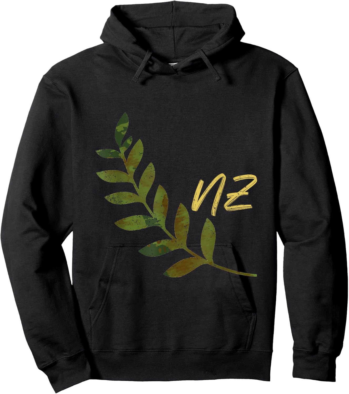 Kiwi Oceania Fern NZ Gift New Zealand Hoodie - Hoodie | Black