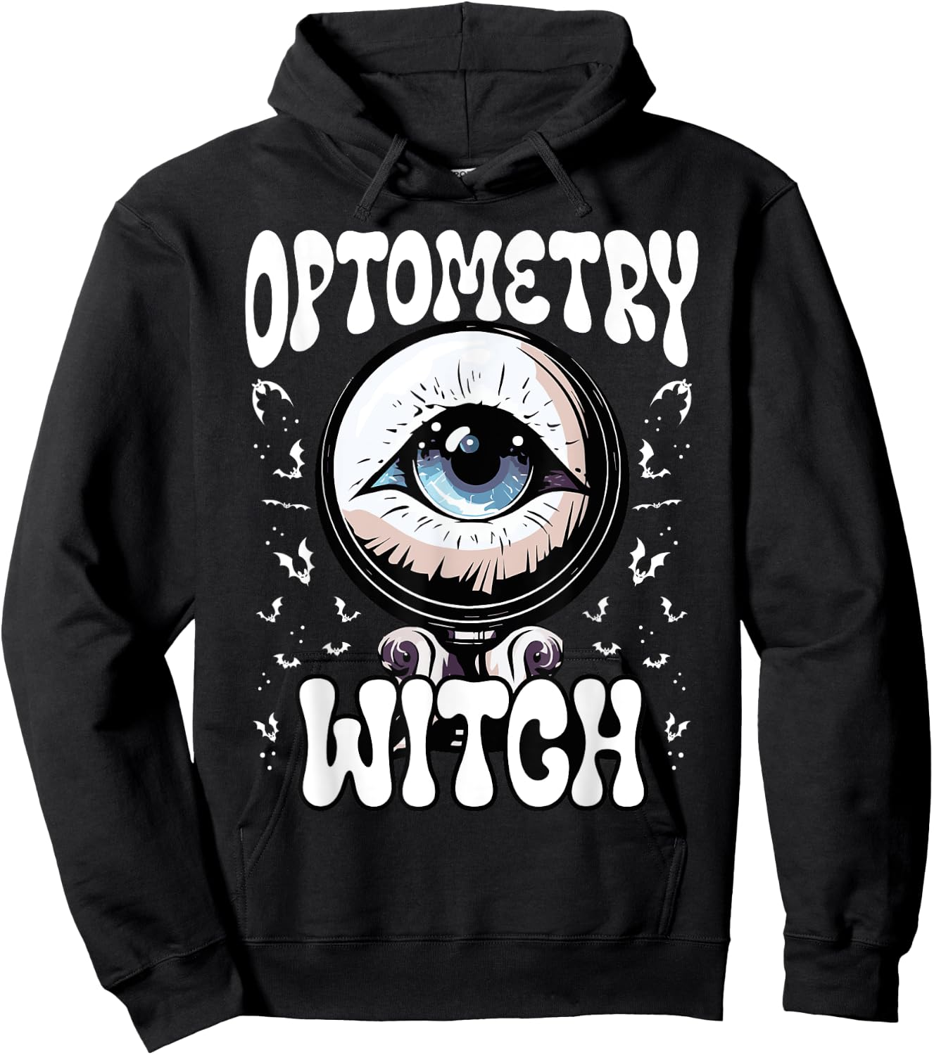 Optometry Halloween Optometrist Eye Doctor Trick Or Treat Hoodie - Hoodie | Black