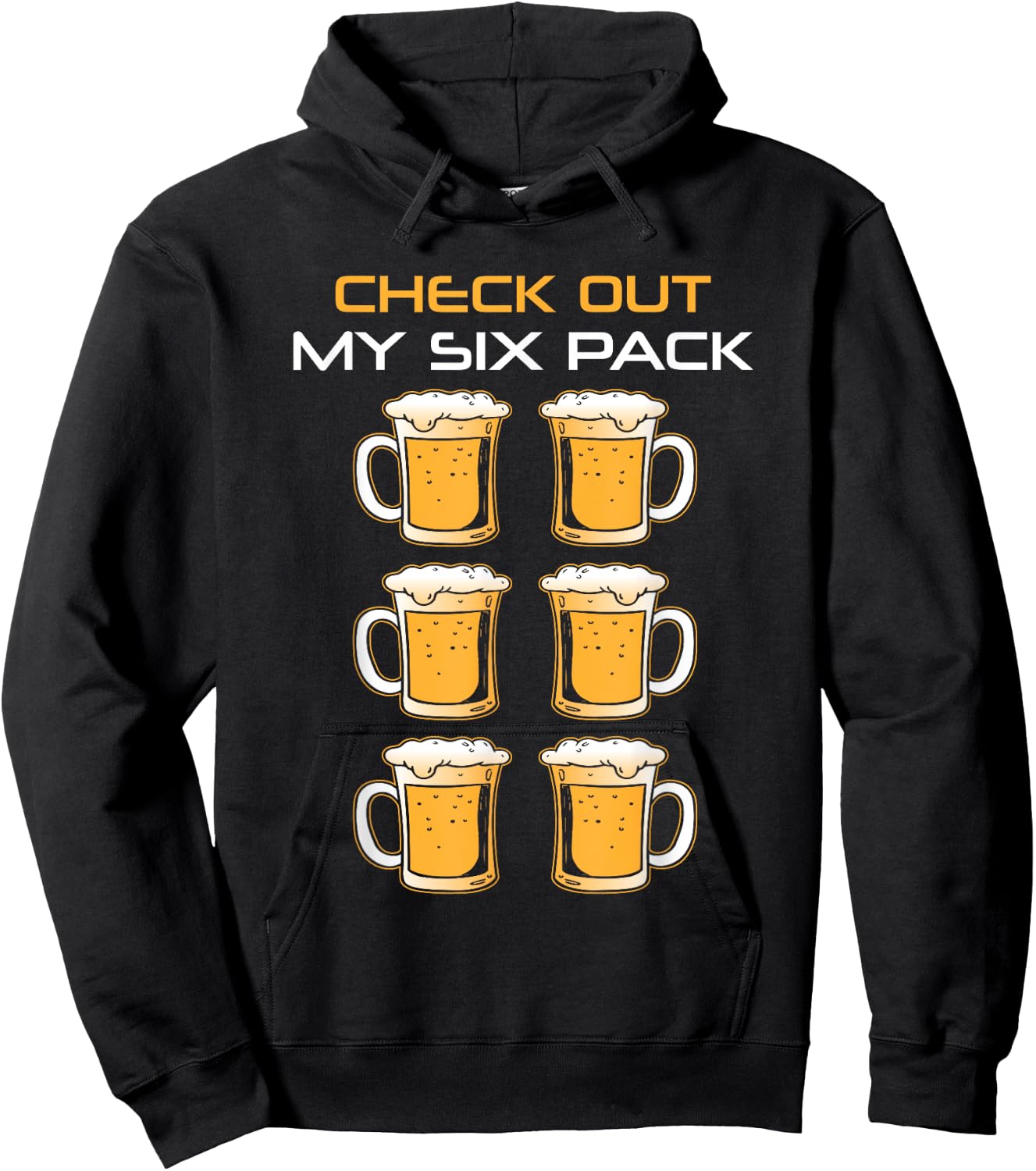 Check out my Six Pack Beer Hoodie - Hoodie | Black