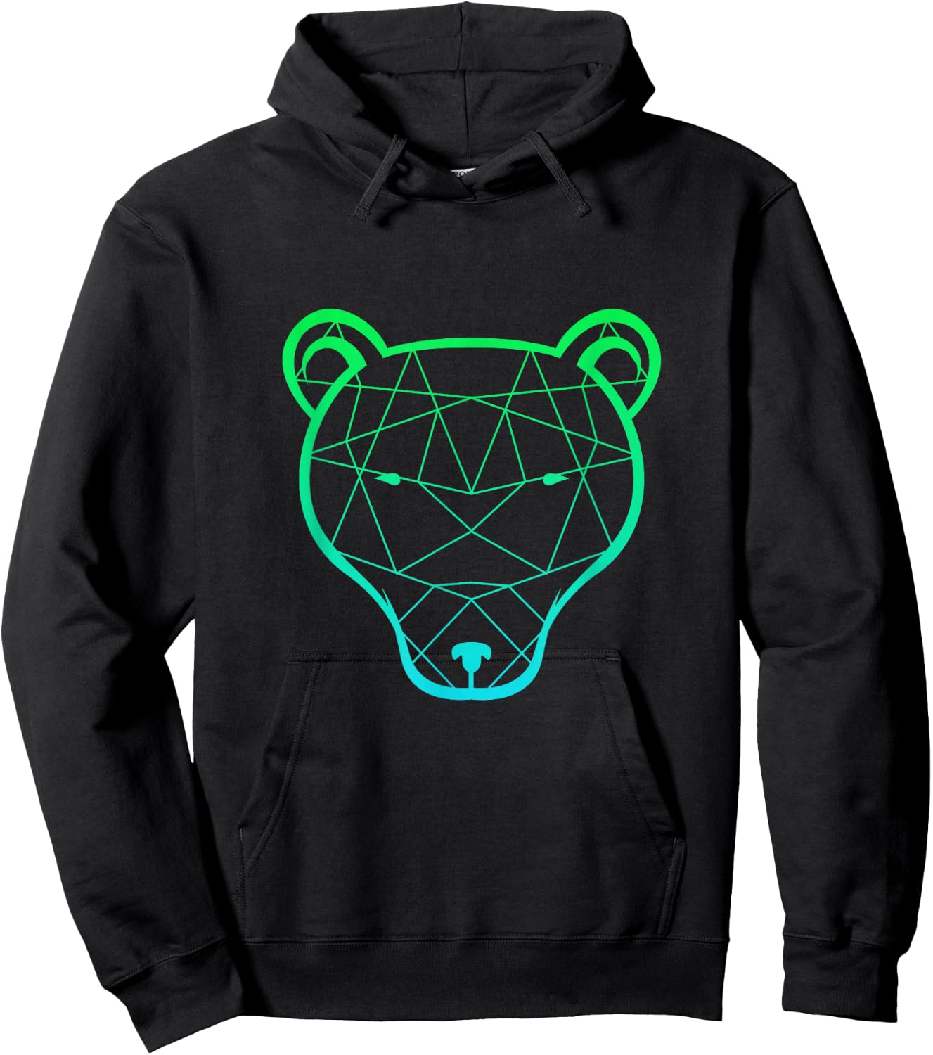 Bear grizzly bear brown bear mighty bear paw hunter wild Hoodie - Hoodie | Black
