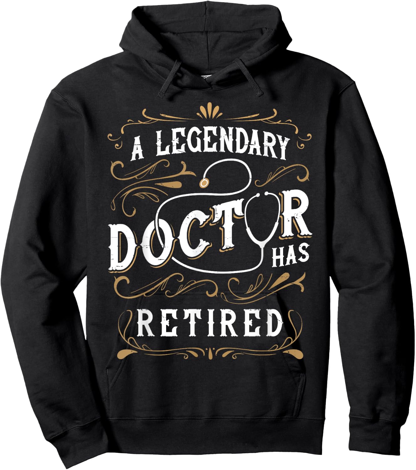 Retired Doctor Retirement for Retiring Medical MD Retired Hoodie - Hoodie | Black