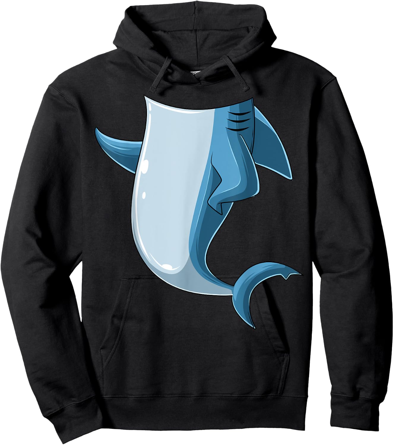 Easy Shark Costume Shark Body Headless Shark Costume Hoodie - Hoodie | Black