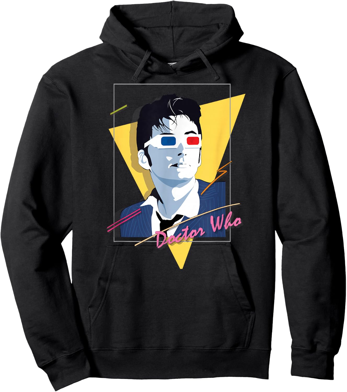 80s Tenant Retro Time Traveler Sci-Fi Fan Hoodie - Hoodie | Black