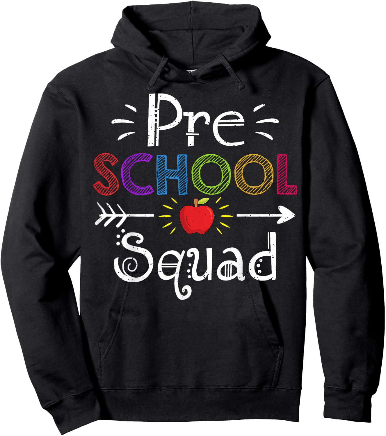 Preschool Squad Gift Preschool Teacher Student Men Women Girls Kids Hoodie - Hoodie | Black