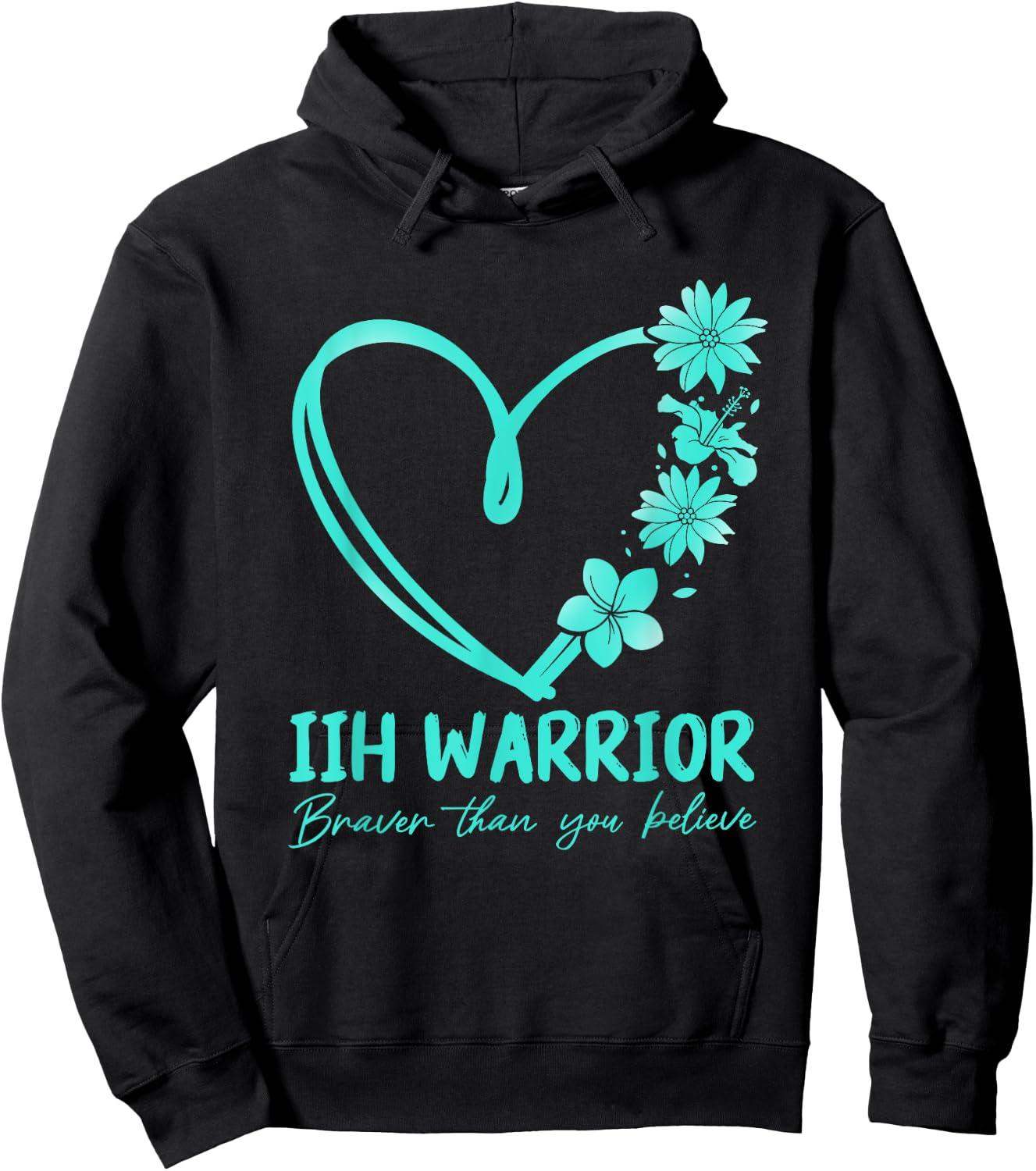 IIH warrior. Braver than you believe Hoodie - Hoodie | Black