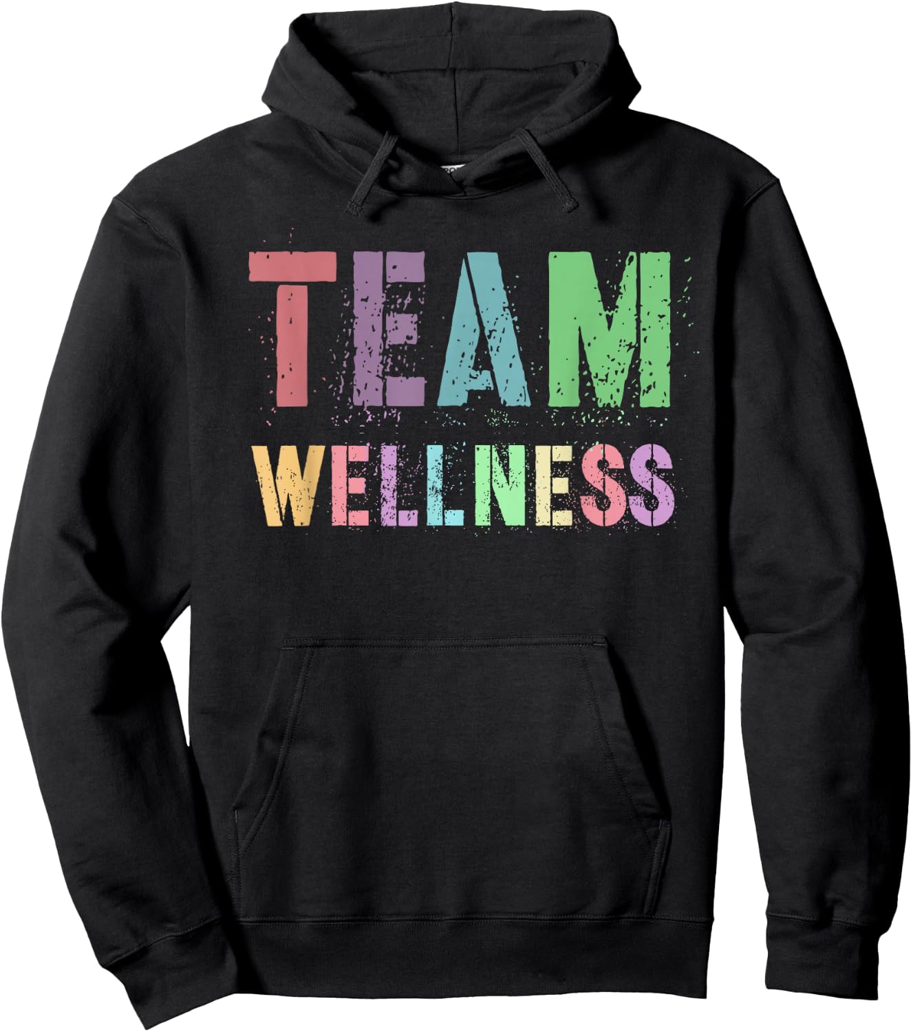 Vintage TEAM WELLNESS Health Trainer Life Nurse Team My Yoga Hoodie - Hoodie | Black