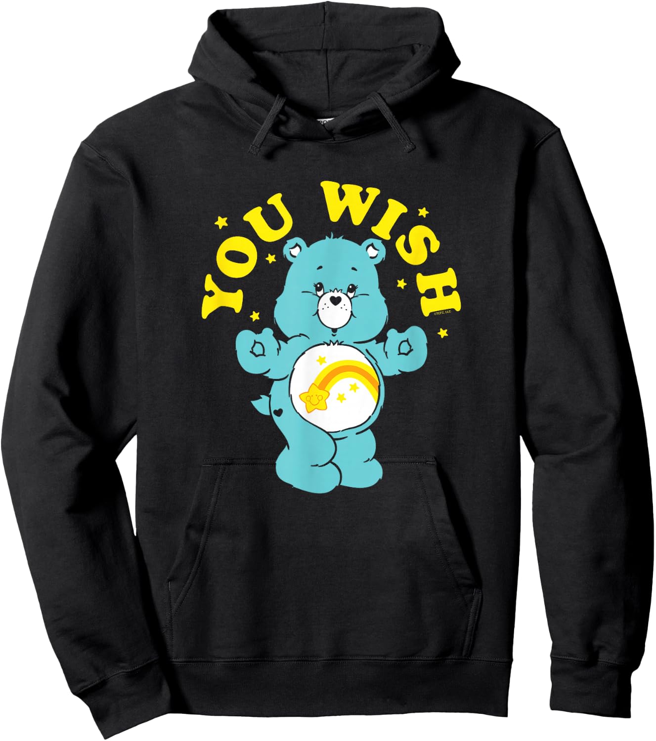 Care Bears You Wish Retro Wish Bear Cute Cartoon Hoodie - Hoodie | Black
