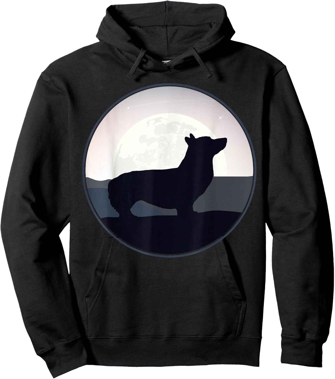 Welsh Corgi Pembroke Welsh Corgi Cardigan Hoodie - Hoodie | Black